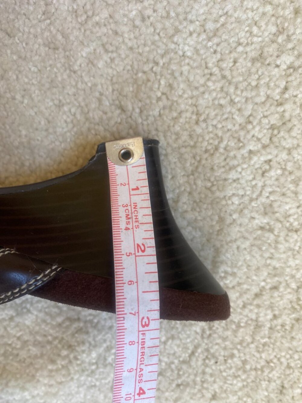 UNLISTED brown strappy wedge sandals, rich boho luxe feel brass accents, sz 7.5 - Picture 7 of 8
